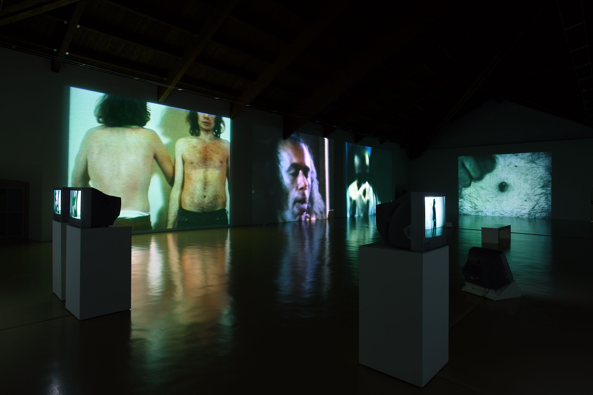 u0022Vito Acconci: u0027Film=Landscape, Video=Close-Upu0027u0022, installation view